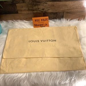 Louis Vuitton large envelope dust-bag